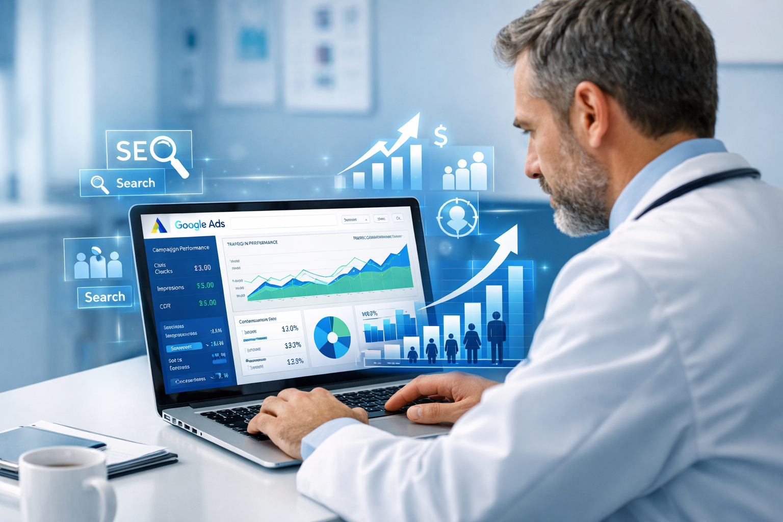 google ads for doctors seo outline