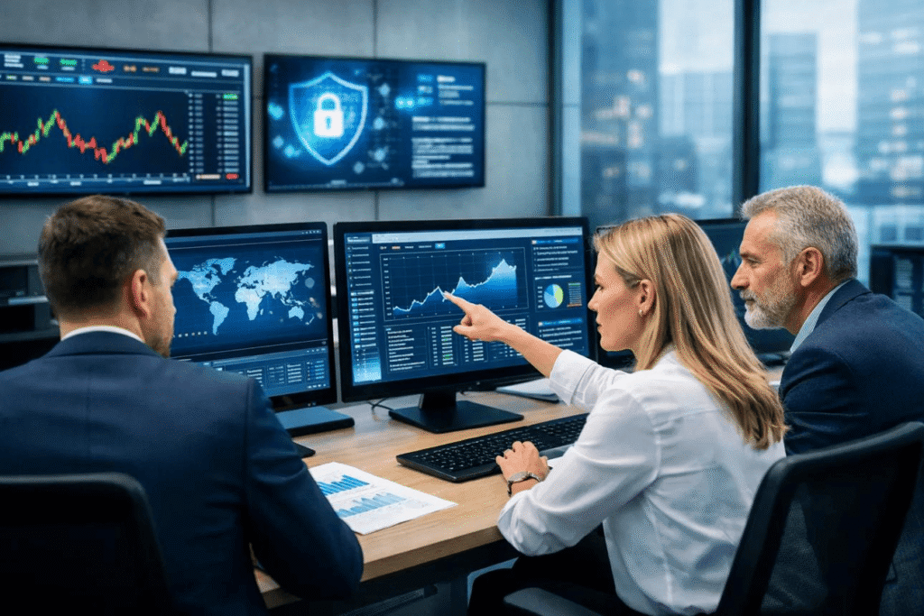 Cybersecurity measures for a secure financial services website